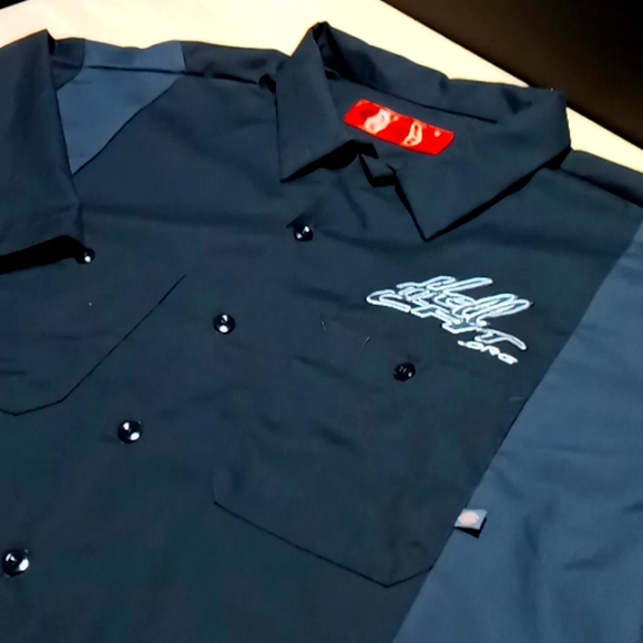 Dickies "Hell Cat" Embroidered Work Shirt - Picture 2 of 7